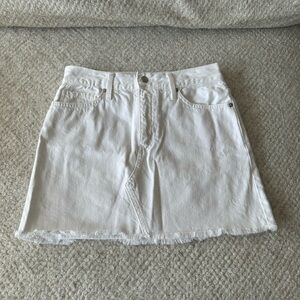 Just Black White Mini Skirt Size M